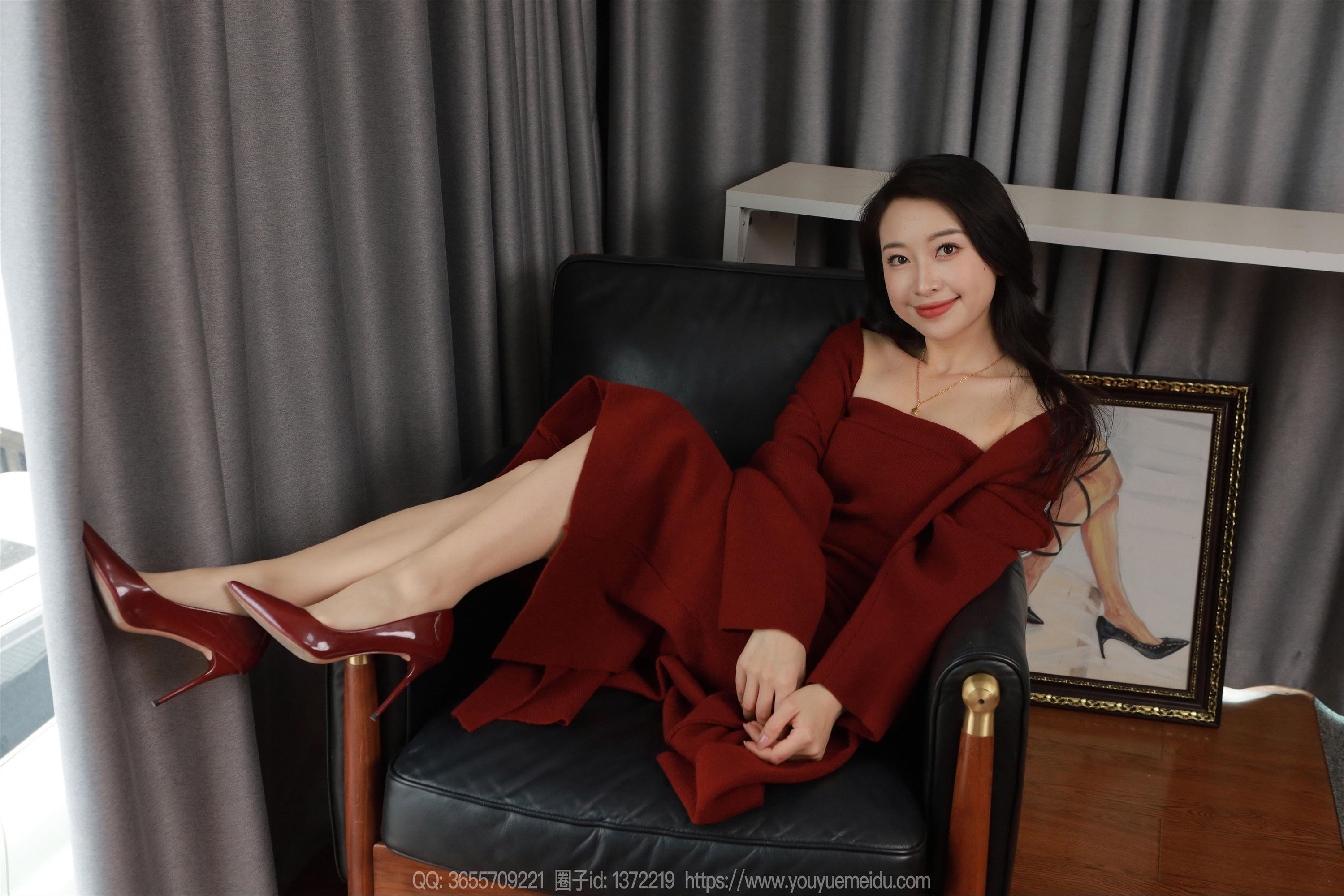 IESS异思趣向  2025.01.31 丝享家 1965 小婕《红色针织裙（下）》